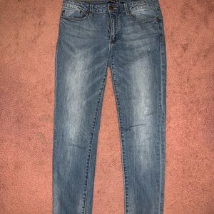 Max Jeans distressed boyfriend jeans